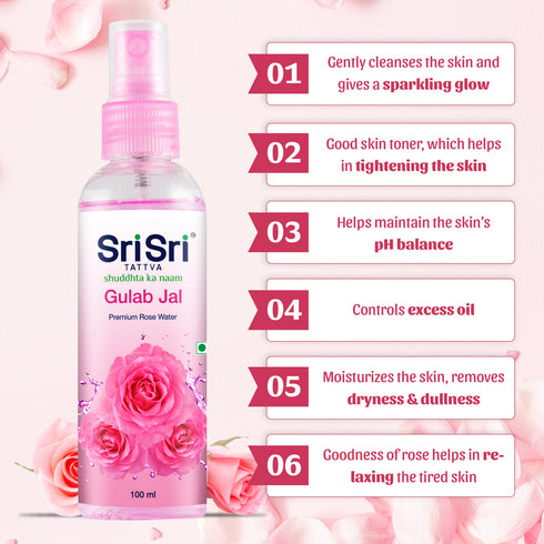 Sri Sri tattva Gulab jal-premium Rose water